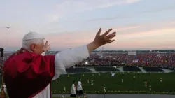 Pope Benedict XVI at World Youth Day in Cologne, Germany in 2005. | Vatican Media