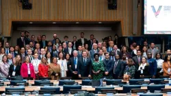 More than 200 world leaders at the U.N. headquarters in New York on Nov. 18, 2023, signed the “New York Commitment,” which seeks to restore the original meaning of the Universal Declaration of Human Rights on the occasion the 75th anniversary of its proclamation. | Credit: Political Network for Values