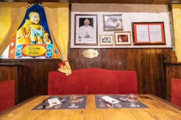 "Flavors of home": Benedict XVI’s favorite restaurant in Rome