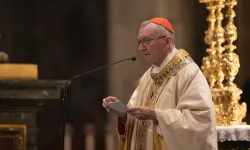 Cardinal Pietro Parolin celebrates Mass for peace in Ukraine in the Basilica of St. Mary Major in Rome, Nov. 17, 2022. / Credit: Daniel Ibáñez/CNA