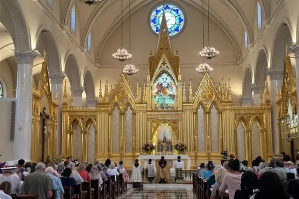 Mother Angelica’s Shrine Fills to Capacity as National Eucharistic Pilgrimage Passes Through