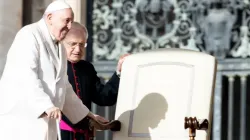 Pope Francis' General Audience in St. Peter's Square on March 29, 2023. | Daniel Ibanez/CNA