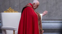 Pope Francis participates in Mass on the solemnity of Pentecost, May 19, 2024. / Credit: Daniel Ibanez/CNA