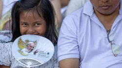 A young Catholic attends the papal Mass at Gelora Bung Karno Stadium in Jakarta on Thursday, Sept. 5, 2024. / Credit: Daniel Ibáñez/CNA