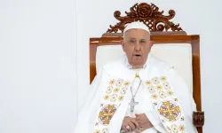 Pope Francis celebrates a Papal Mass at Gelora Bung Karno Stadium in Jakarta on Thursday, Sept. 5, 2024. / Credit: Daniel Ibáñez/CNA