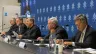 Organizers discuss the upcoming second session of the Synod on Synodality at a press conference at the Holy See Press Office on Monday, Sept. 16, 2024. / Credit: Daniel Ibáñez/CNA