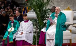 Pope Francis delivers his homily during the Jan. 26, 2025, Mass for Word of God Sunday at St. Peter’s Basilica. / Credit: Daniel Ibáñez/CNA