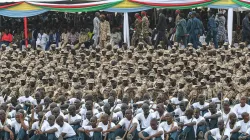 The first batch of the unified armed forces. Credit: Courtesy Photo