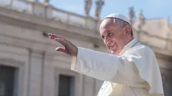 Pope Francis, pictured in St. Peter’s Square Oct. 22, 2016. Credit: Mazur/catholicnews.org.uk.