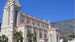 The iconic Cathedral of Our Lady of the Flight into Egypt, Cape Town where there was robbery and vandalism on April 18, 2020.