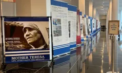 Entrance to the "Mother Teresa: Life, Spirituality and Message" exhibit at the St. John Paul II Shrine in Washington, D.C. / Credit: Courtesy of the St. John Paul II National Shrine and Mother Teresa Center