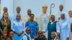 Archbishop Hubertus van Megen with Catholic communicators in the Archdiocese of Nairobi. Credit: BEAMS