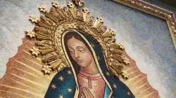 Mosaic of Our Lady of Guadalupe inside Christ Cathedral in Orange, California. / Credit: Kate Veik/CNA