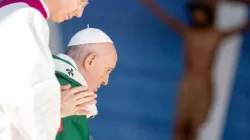 Pope Francis offers Mass in Bari, Italy on Feb. 23, 2020. Credit: Daniel Ibanez/CNA.