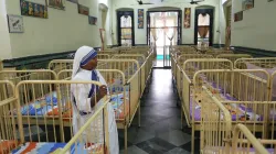 Missionaries of Charity house, Calcutta, India. Shutterstock.com.