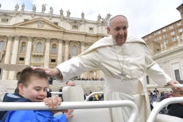 Pope Francis: Disabled People are not in Humanity's Minor 'leagues'