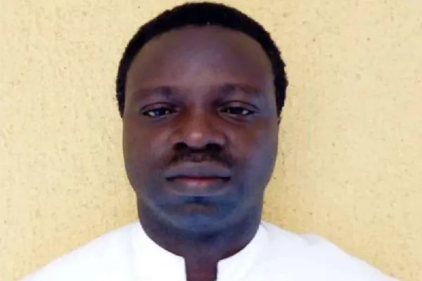 Nigerian Fr. Nicholas Oboh, kidnapped on February 14, 2020 and released February 18, 2020 / Augustine Mario/Twitter