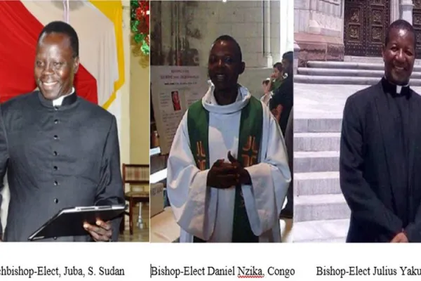 Pope Transfers Bishop in South Sudan, Appoints New Bishops in Congo-Brazzaville, Nigeria