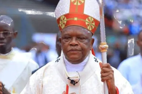 Fridolin CArdinal Ambongo, Archbishop of Kinshasa in the Democratic Republic of Congo.