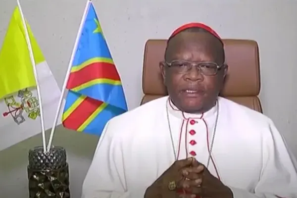 Fridolin Cardinal Ambongo of DRC's Kinshasa Archdiocese. Credit: Courtesy photo