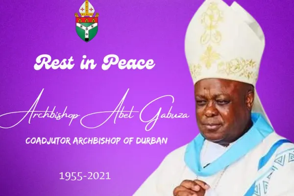 Late Archbishop Abel Gabuza who succumbed to COVID-19-related complications Sunday, January 17 aged 65.