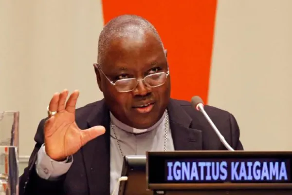 Newly appointed Archbishop Ignatius Kaigama of Abuja in Nigeria