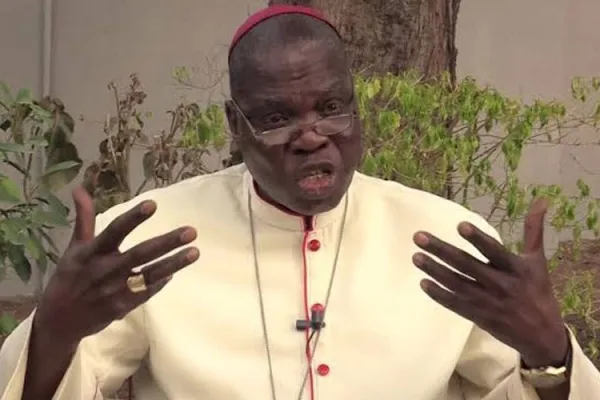 Archbishop of Nigeria's Kaduna Archdiocese, Mathew Man-Oso Ndagoso who led a delegation to violence-prone Kaduna, north western part of his country December 9, 2019