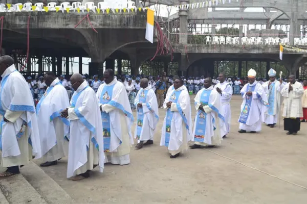 Holy Mass to mark 70 years since the canonical erection of Cameroon’s Buea Diocese at the Divine Mercy Co-cathedral Parish, Molyko, Southwestern region of Cameroon. / ACI Africa.