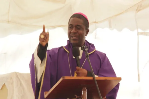 Bishop Andrew Nkea of Mamfe Diocese in Cameroon who withdrew priests from parishes following targeted attacks and harassment from separatist fighters
