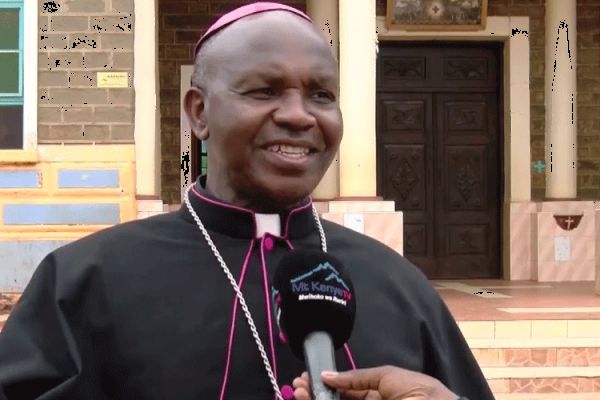 Bishop James Maria Wainaina of Kenya’s Murang’a Diocese. / Mr Kenya TV