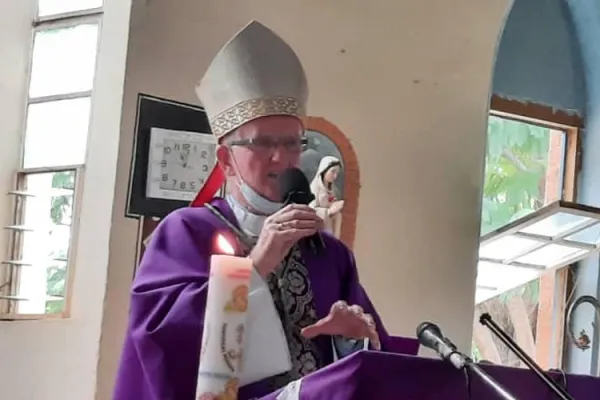 Bishop John Ryan speaking at the launch of the national preparations for Vocations Sunday that was spearheaded by the Pontifical Missionary Society (PMS) in Malawi. Credit: ECM