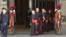 Cardinals outside the Paul VI Hall. / Credit: Daniel Ibanez/CNA