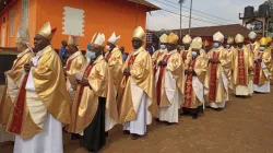 Members of the Episcopal Conference of Cameroon during the opening Mass of their 44th annual seminar in the Diocese of Bafang. / ACI Africa