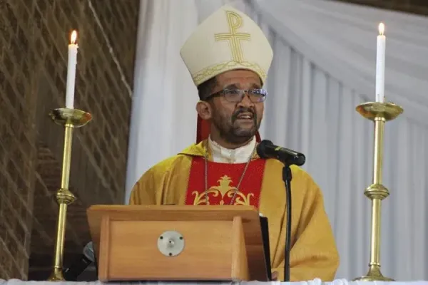 Bishop Sithembele Sipuka of South Africa’s Mthatha Diocese and President of the Southern African Catholic Bishops’ Conference (SACBC). Credit: Courtesy Photo