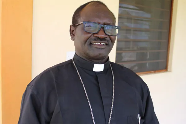 Bishop Tombe Trille of El Obeid diocese, Sudan, at the Good Shepherd Peace Center, Kit, Juba on October 25, 2019 / ACI Africa