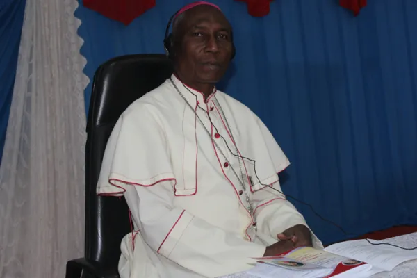 Bishop Martin Igwe Uzoukwu of Minna, Nigeria, Africa Coordinator Divine Mercy while in Ouagadougou, Burkina Faso for the 4th Pan-African Congress on Divine Mercy: November 19, 2019 / ACI Africa