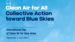Logo of the International Day of Clean Air for blue skies marked Monday, September 7. / World Health Organisation (WHO)
