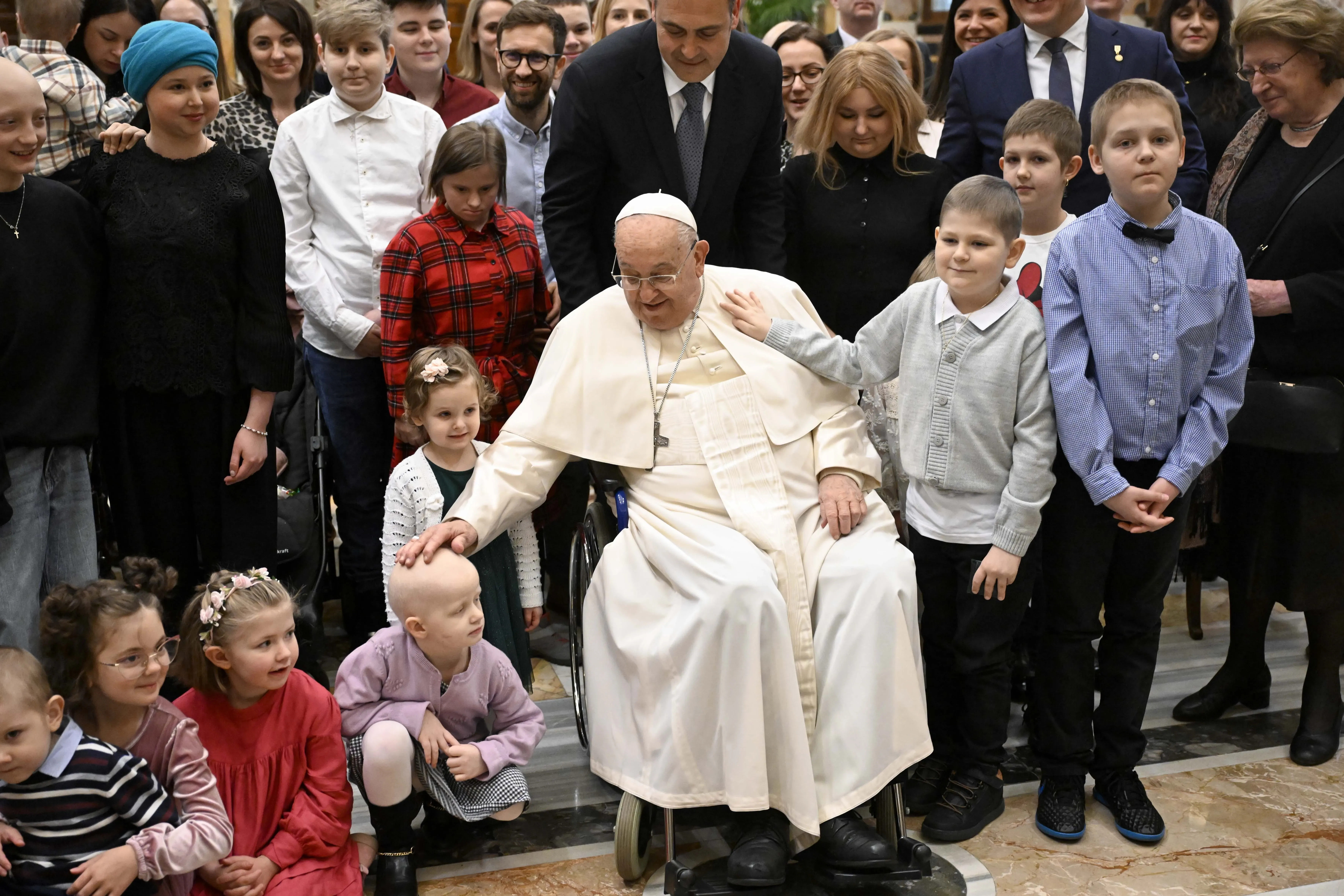 Pope Francis childhood cancer patients