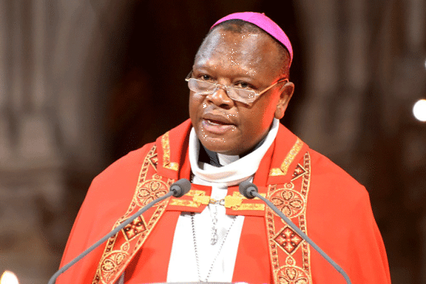 Fridolin Ambongo Cardinal Besungu, Archbishop of Kinshasa in the Democratic Republic of Congo