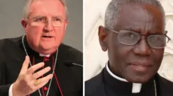 Archbishop Arthur Roche and Cardinal Robert Sarah/ Bohumil Petrik/Paul Badde/CNA