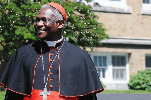 Peter Cardinal Turkson, prefect of the Dicastery for Promoting Integral Human Development. / Lee Ferris/Mount Saint Mary's College.