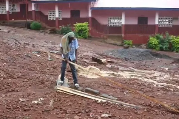 Caritas Freetown Counting Losses after School Damaged in Sierra Leone’s Tragic Floods