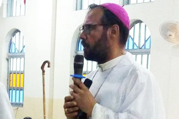 Bishop Christian Carlassare of South Sudan's Rumbek Diocese. Credit: Good News Radio (GNR)/Facebook