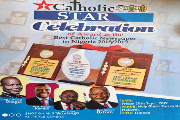 The awarding of the Catholic Star Newspaper supporters at Holy Ghost Parish, Makurdi, Nigeria / Fr. Kuha Indyer