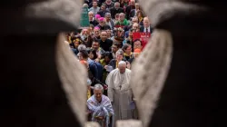 Pope Francis led the opening procession of the Synod of Bishops for the Pan-Amazon Region from St. Peter's Basilica to the Synod Hall where he led the opening prayer, Oct. 7, 2019. | Credit: Vatican Media