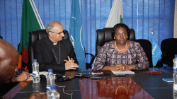 Apostolic Nuncio in Zambia and Malawi, Archbishop Gianfranco Gallone and COMESA Secretary, Chileshe Mpundu Kapwepwe