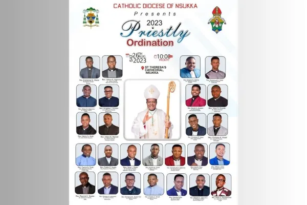 Don’t “become a burden”: Catholic Bishop in Nigeria to 26 Newly Ordained Priests