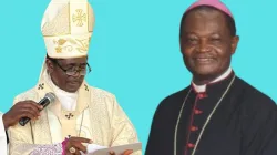 Archbishop Andrew Fuanya Nkea (left) and Bishop George Nkuo (right). Credit: Bamenda Archdiocese/Kumbo Diocese