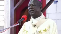 A screenshot of Archbishop Samuel Kleda during the September 2 Eucharistic celebration. Credit: Radio Veritas Douala Archdiocese