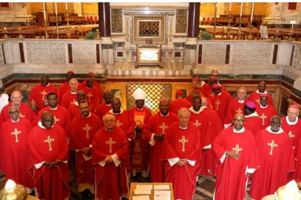 SACBC Ad Limina visit. Mass at Papal Basilica St Paul Outside the Walls. Credit: SACBC